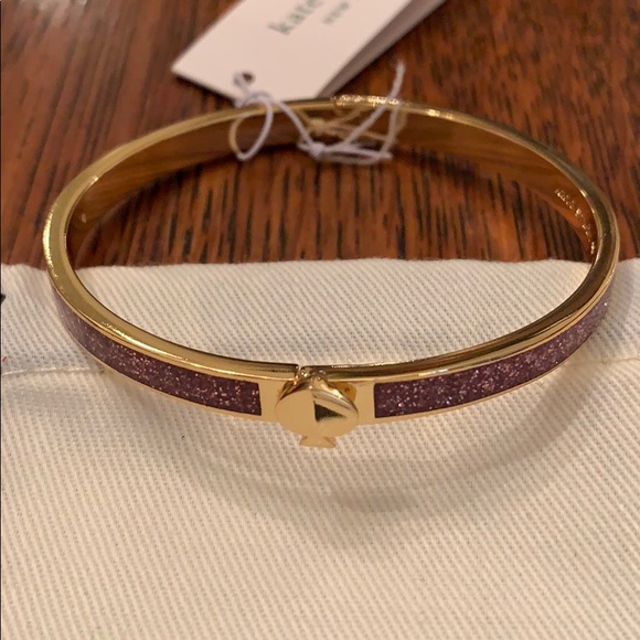 🎉HP🎉 Kate Spade Pink Heritage Spade Bangle ♠️💖 - Picture 3 of 7